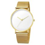 No logo Simple Watch with Blank Dial  Mesh Stainless Steel Band Men Watches Thin Minimalist Customized Watch 40mm High Quality - Image 3