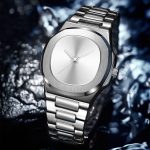 Alloy Watches No LOGO Design Quartz Watch Case Simple Style Sunray Dial Waterproof Wrist Watches - Image 5