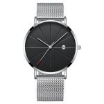 Custom Logo Stainless Steel Case Quartz Watch  Fashion Business Wrist Watch for Male - Image 3