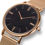 Minimalist Your Own Logo Fashion  Watches Men Stainless Steel Mesh Belt Quartz Watch Relogio Masculino - Image 4